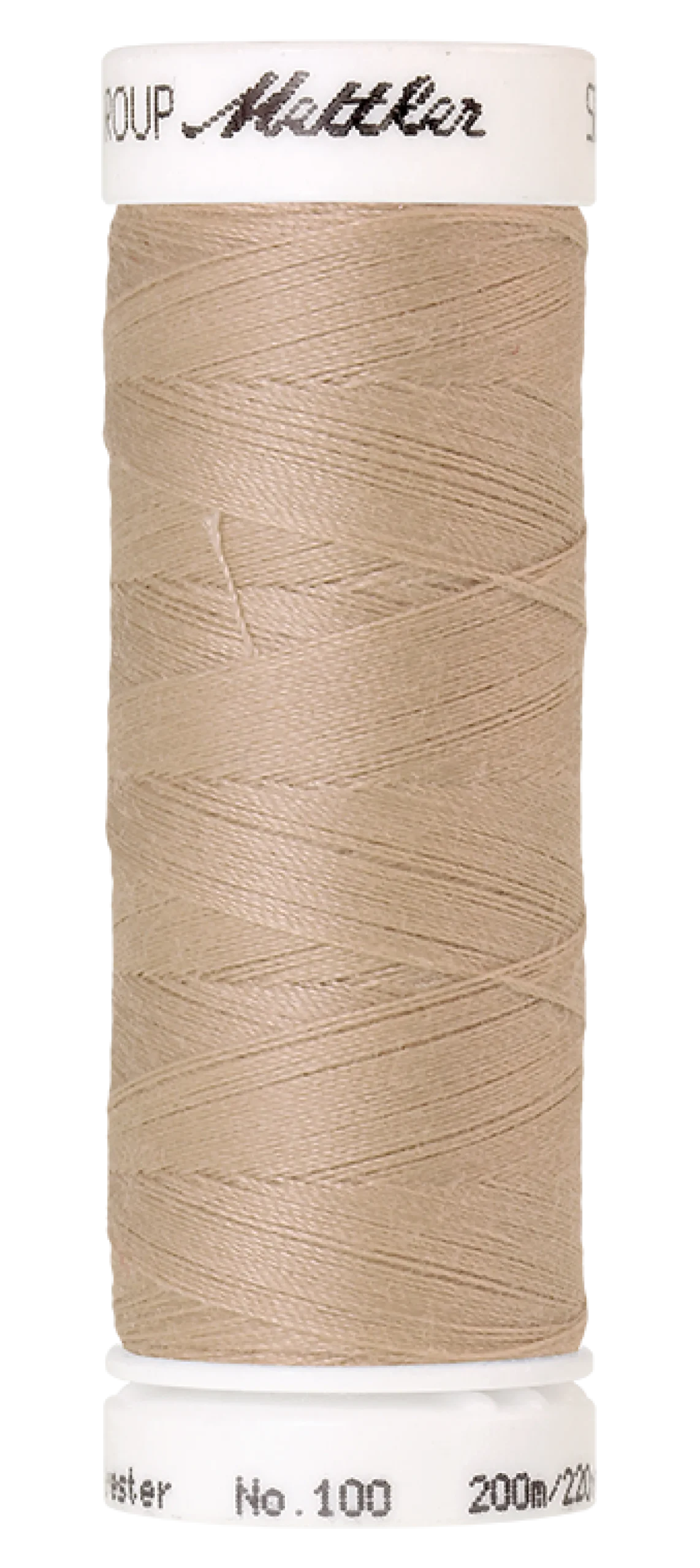 Amann Mettler Seralon naaigaren | 200m | Licht taupe