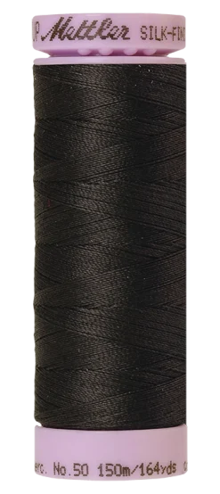 Amann Mettler Silk-finish cotton naaigaren | 150m | Antraciet