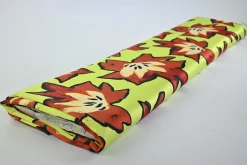 Blousestof satijn – Tomyprint lime