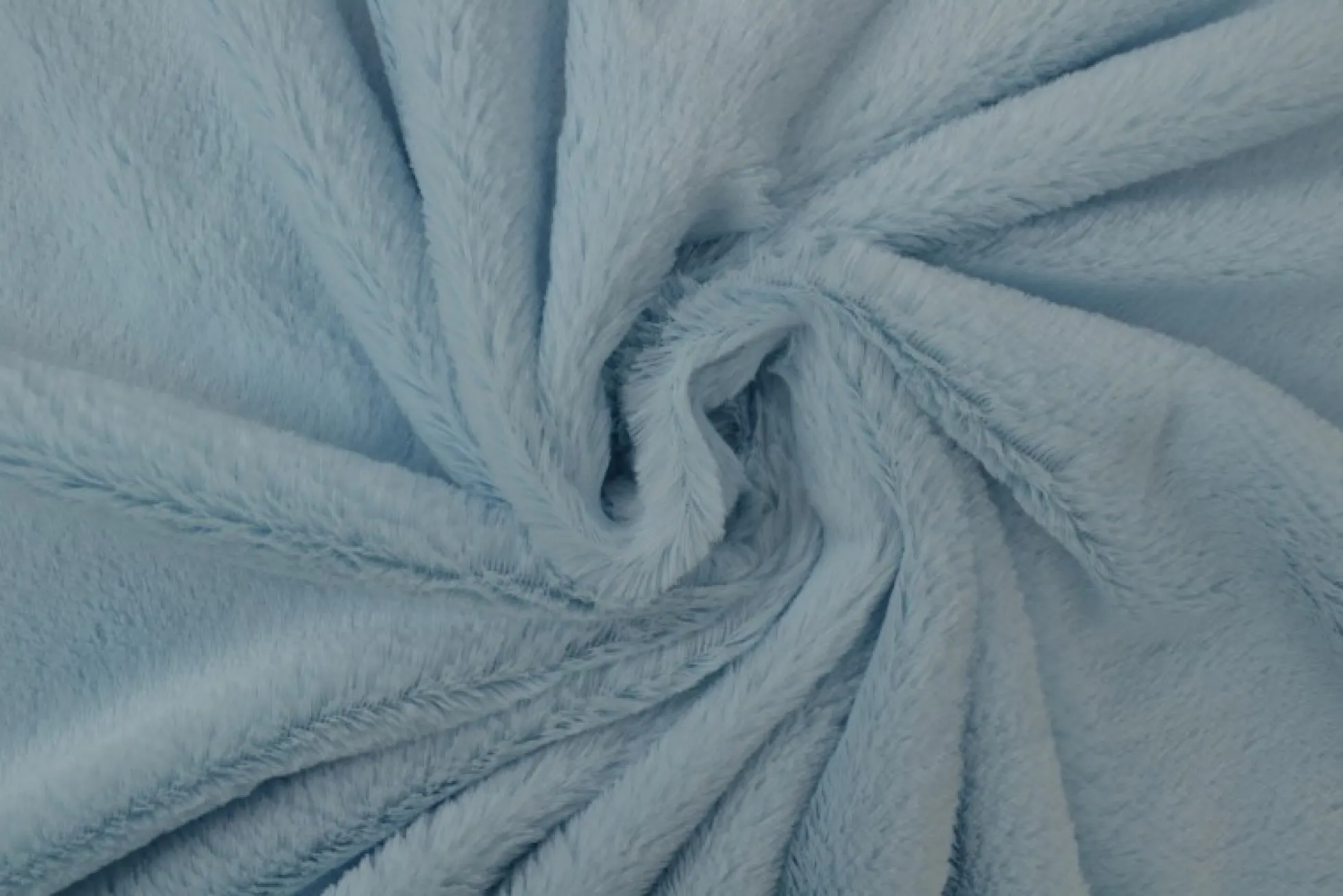 Bont kortharig (pluche) – Babyblauw