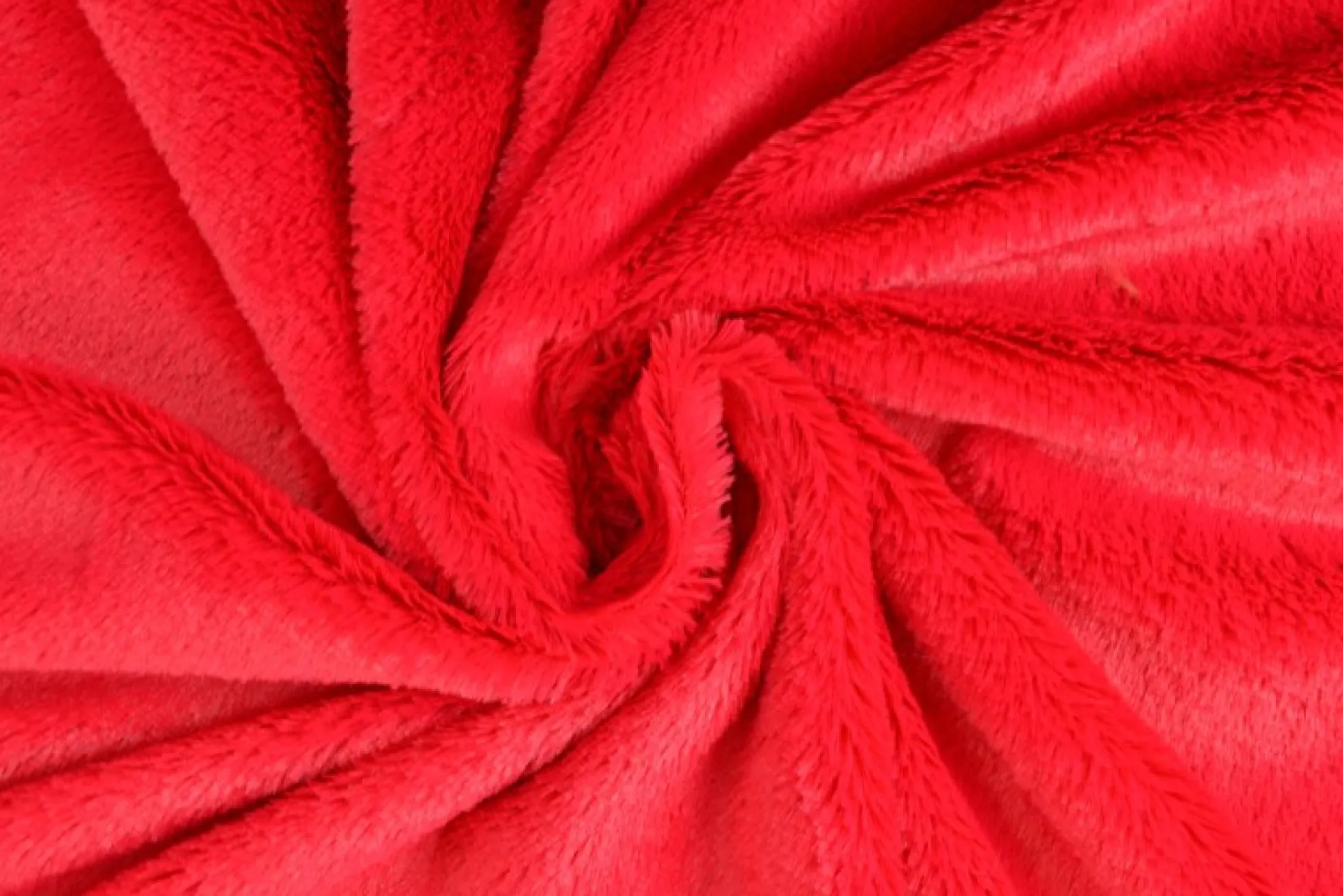 Bont kortharig (pluche) – Rood