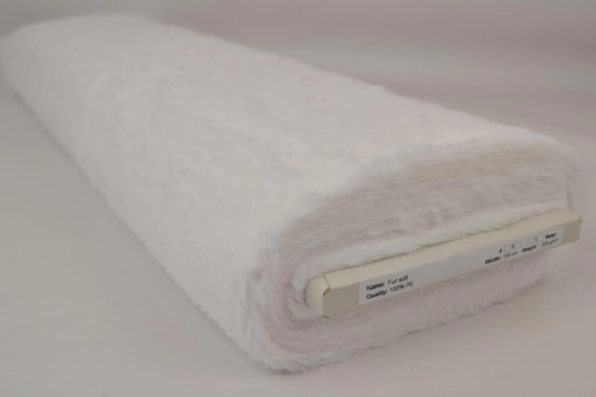 Bont kortharig (pluche) – Wit