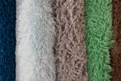 Bont langharig (Pluche / Fluffy) – Okergeel