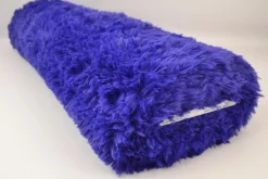 Bont langharig (Pluche / Fluffy) – Kobaltblauw