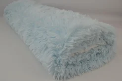Bont langharig (Pluche / Fluffy) – Babyblauw