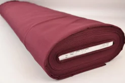 Brandvertragende stof: Bordeauxrood 300cm breed