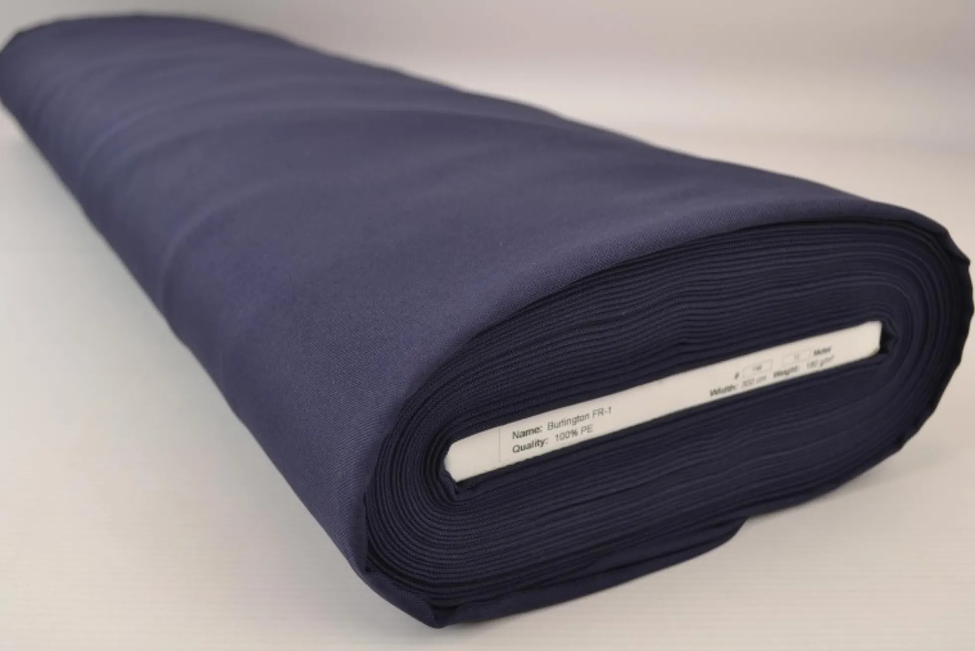 Brandvertragende stof: Navy 300cm breed