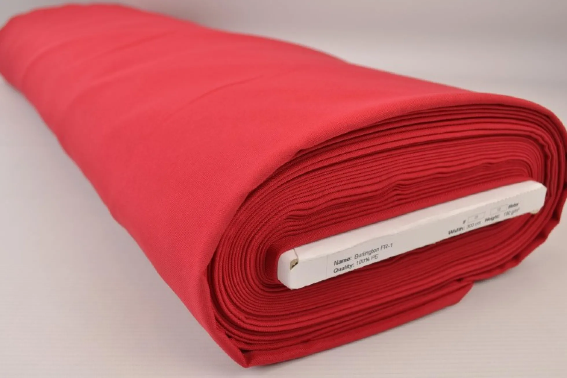 Brandvertragende stof: Rood 300cm breed
