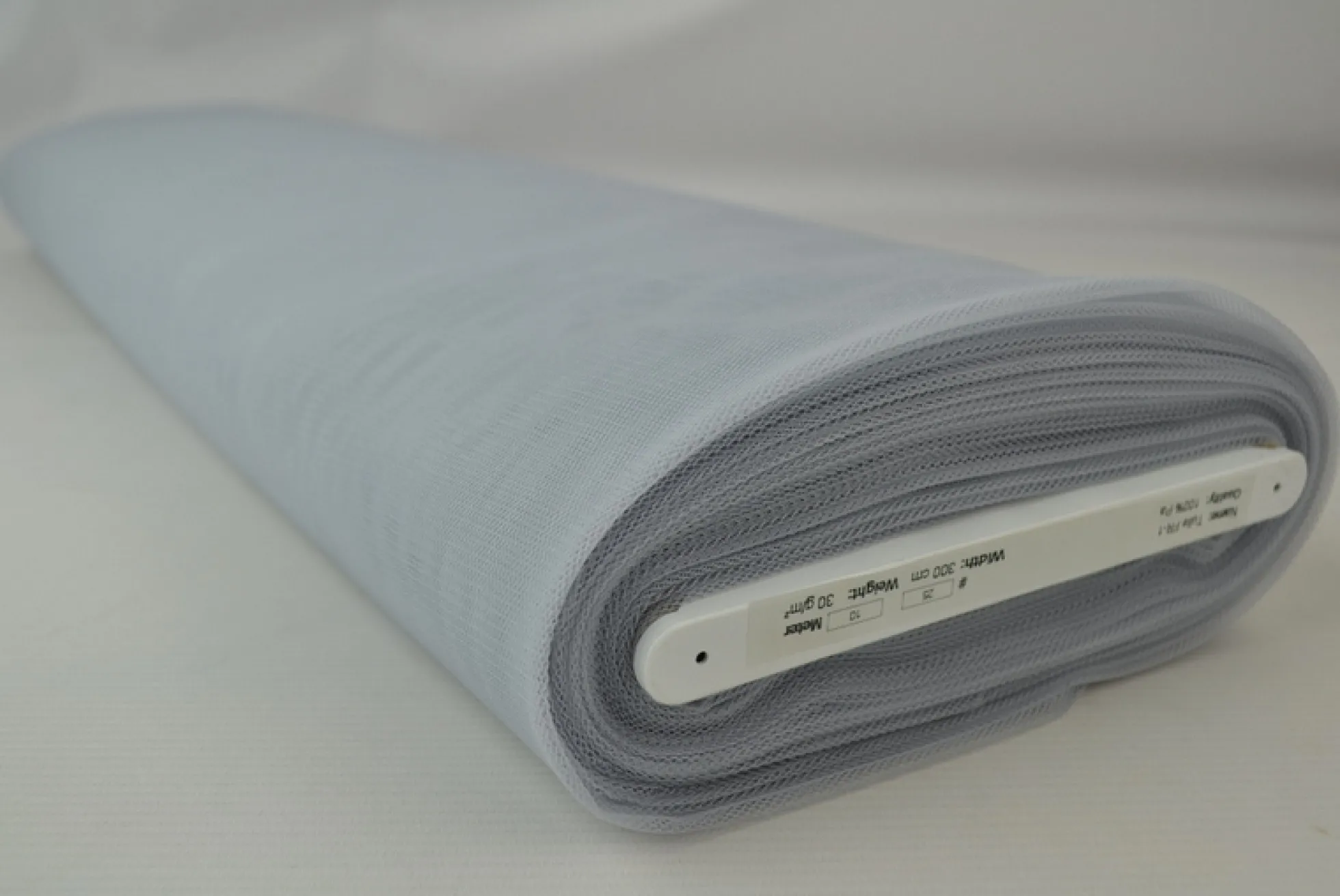 Brandvertragende tule – Zilvergrijs 300cm breed