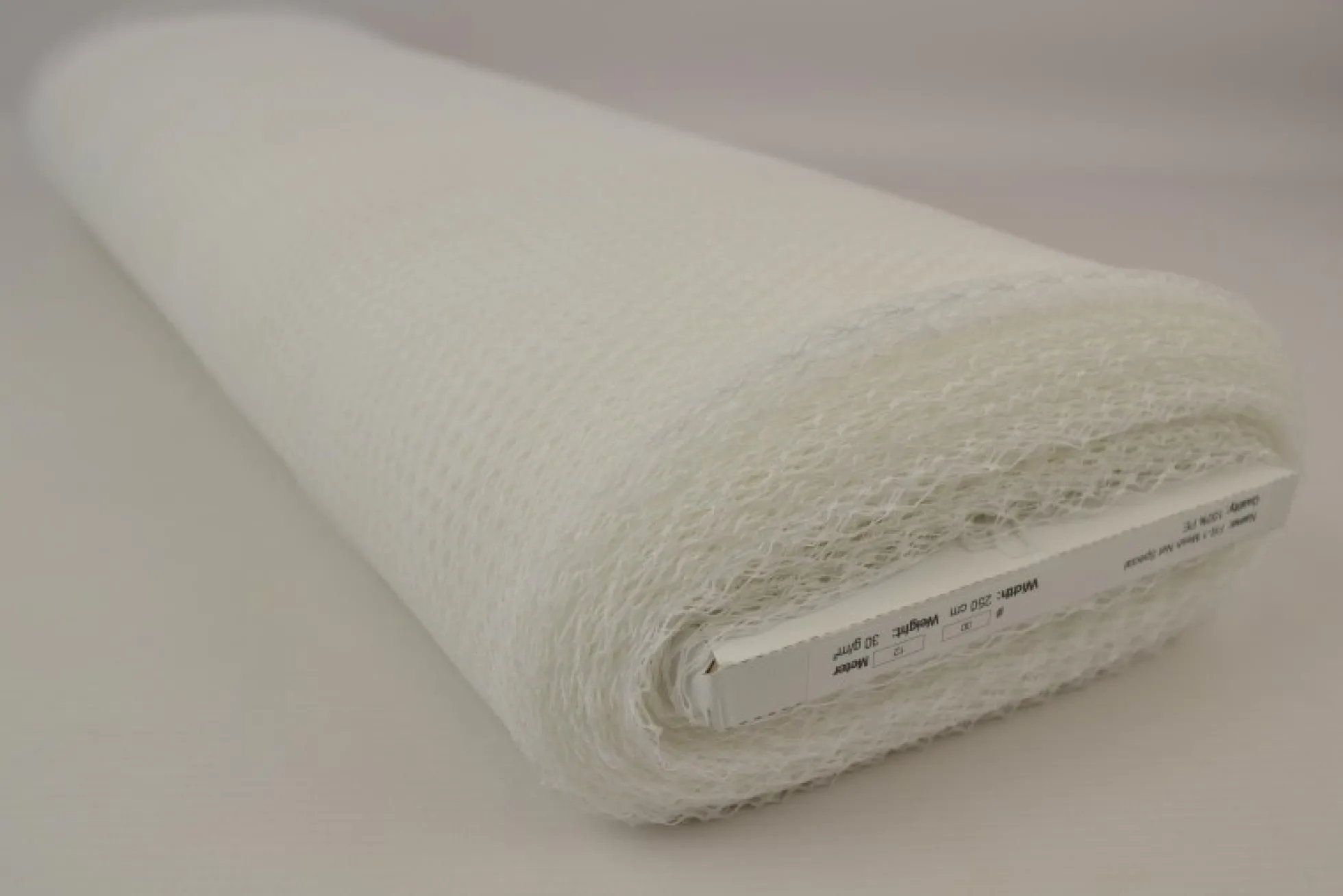 Brandvertragend mesh net 250cm breed – Wit