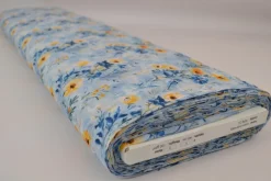 Broderie katoen – Blue meadow