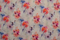Broderie katoen – Floral splash