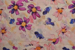 Broderie katoen – Happy garden