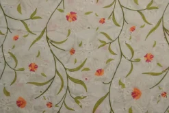 Broderie katoen – Ivory vine