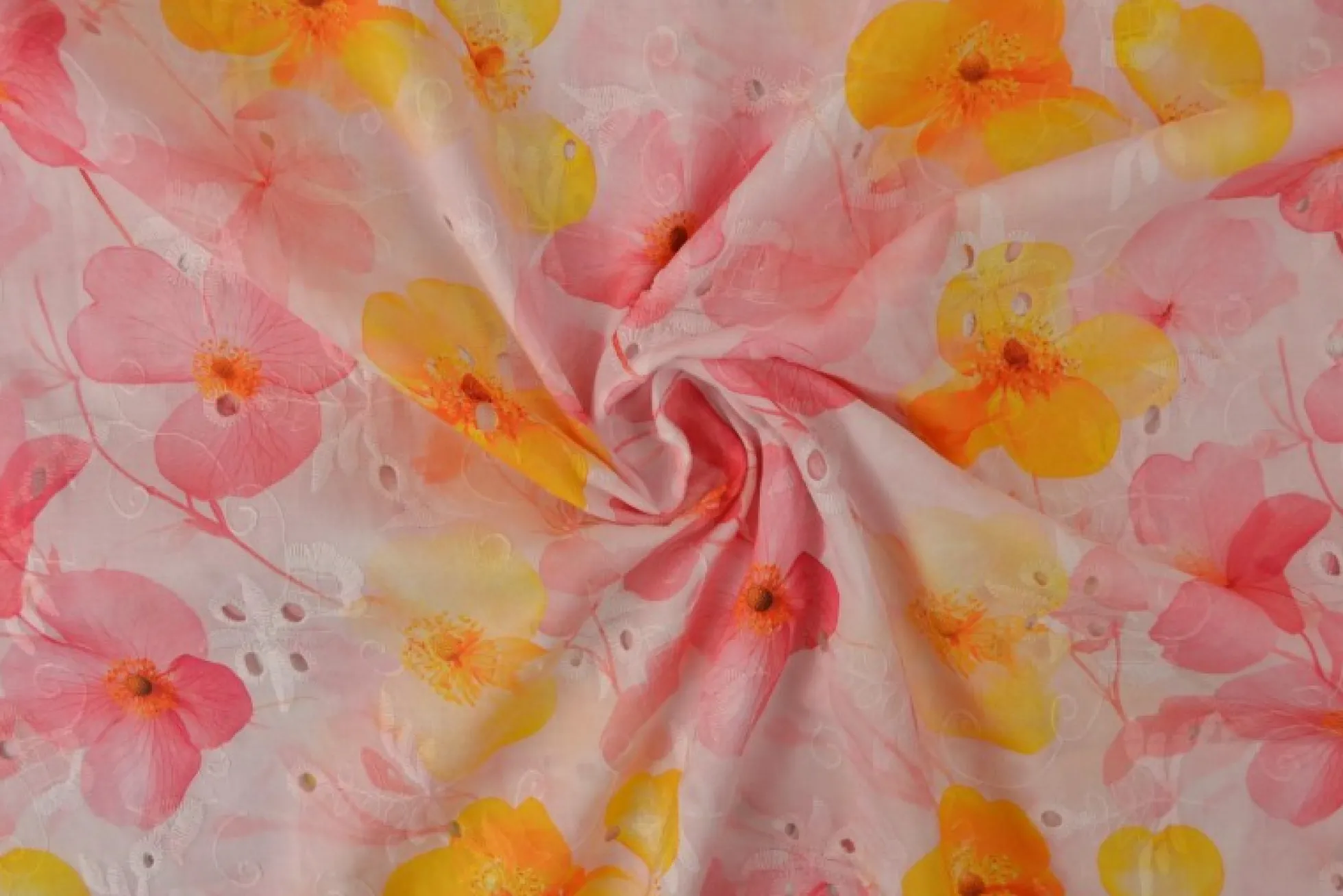 Broderie katoen – Summer glow