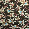 Canvas  – Passie bloem zwart
