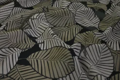 Chiffon – Army green jungleleaves