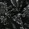 Chiffon – Black & ivory bloom