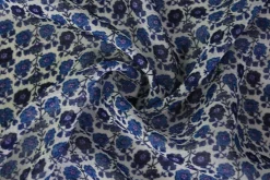 Chiffon – Indigo mini blossom