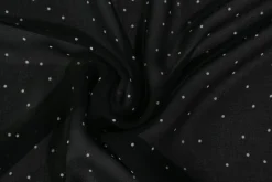 Chiffon – Mini dots black