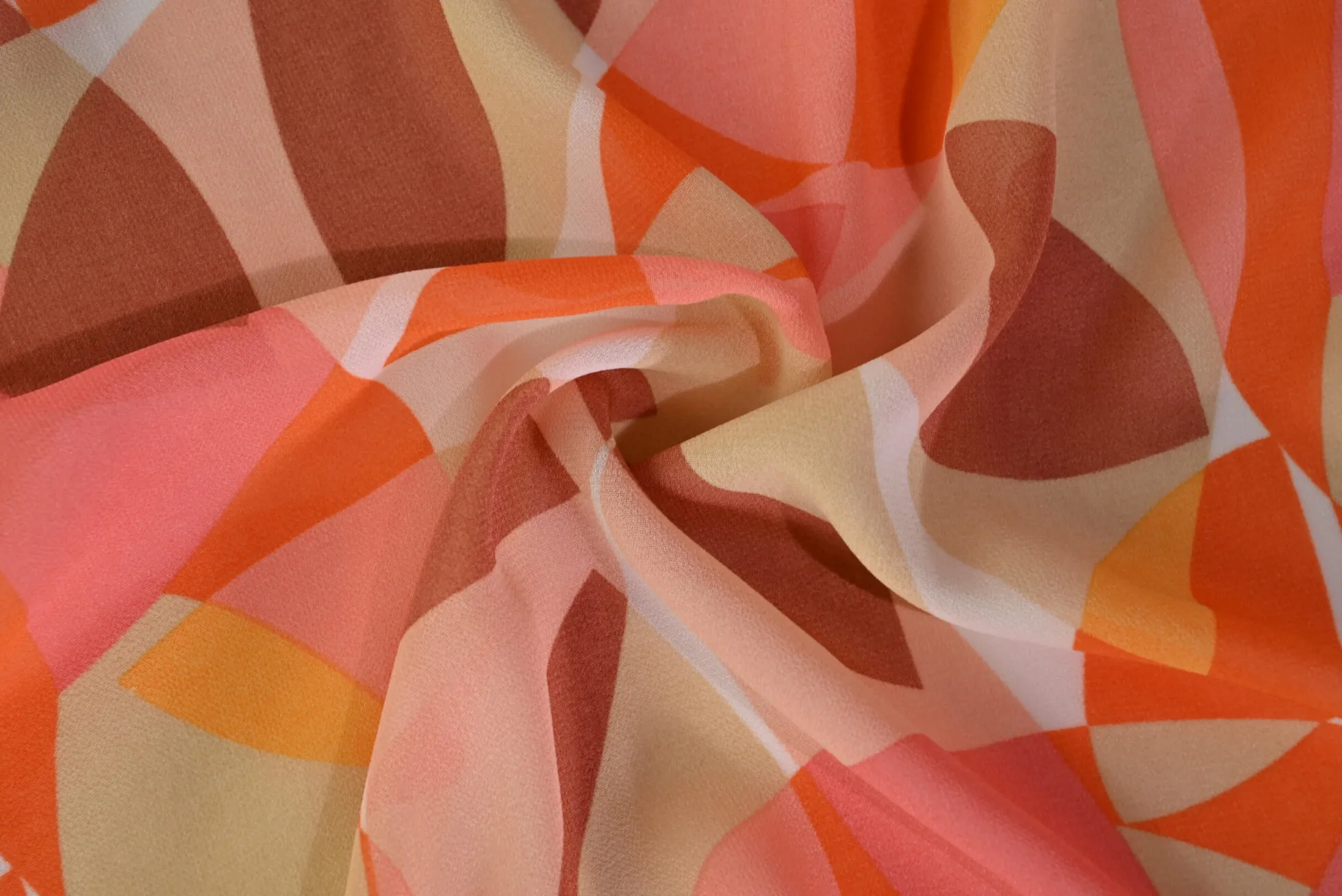 Chiffon – Retro wave coral