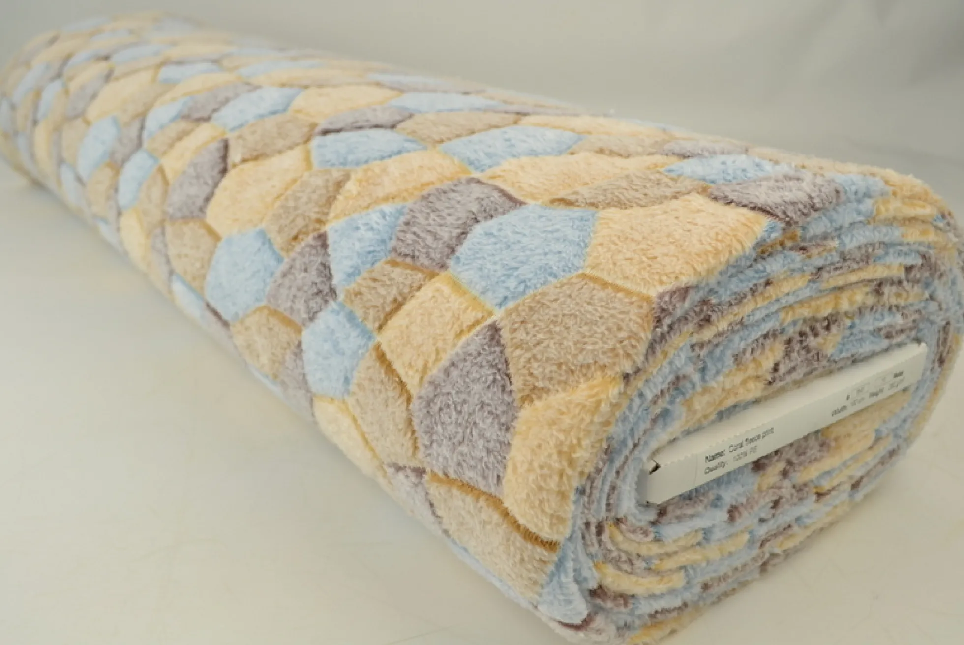 Coral fleece – Bright mosaic