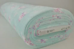 Coral Fleece – Bunnies on mint