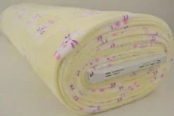 Coral Fleece – Bunnies on yellow