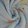 Coral Fleece – Giraffe on blue