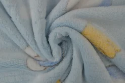 Coral Fleece – Monkeys on blue
