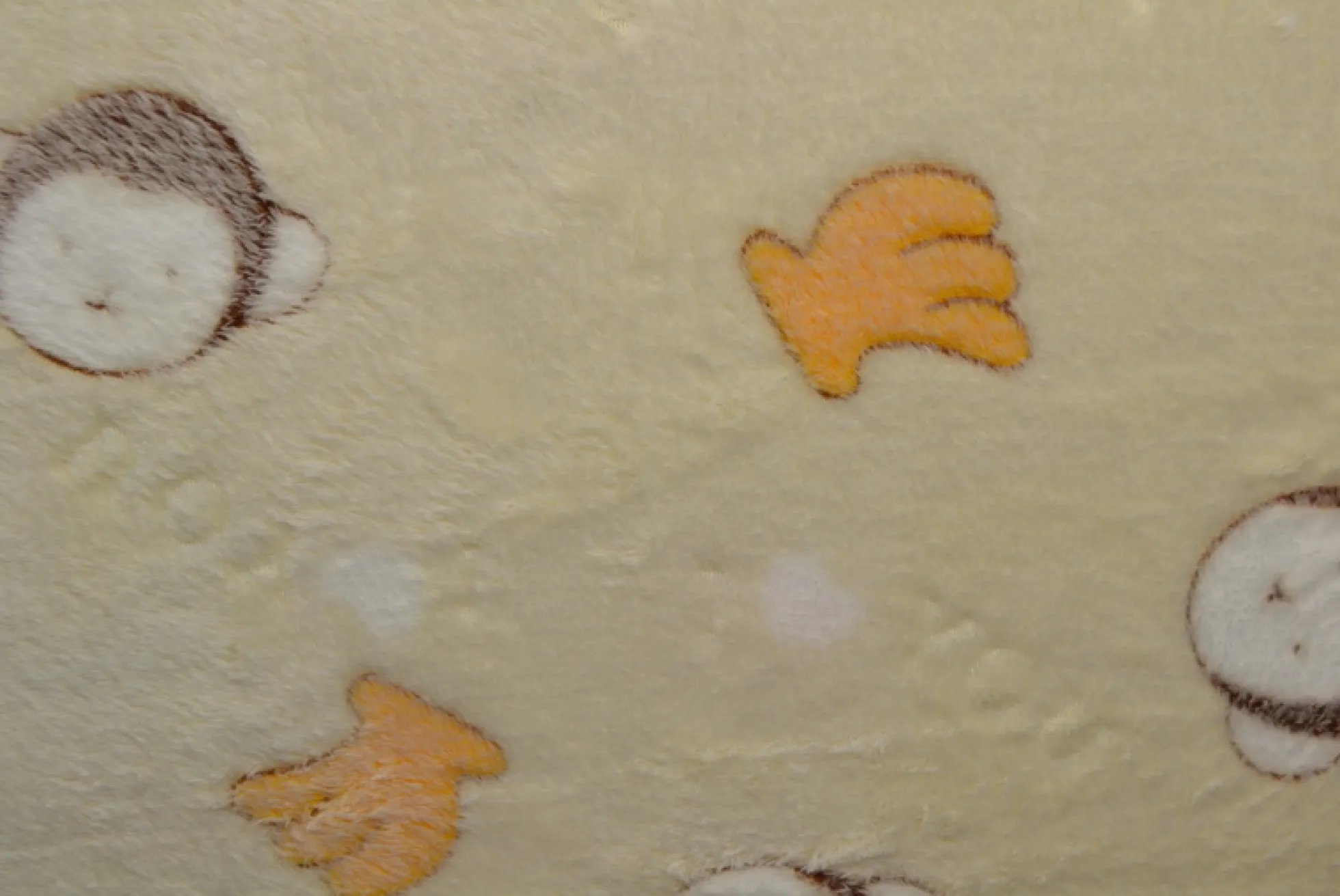 Coral Fleece – Monkeys on cream