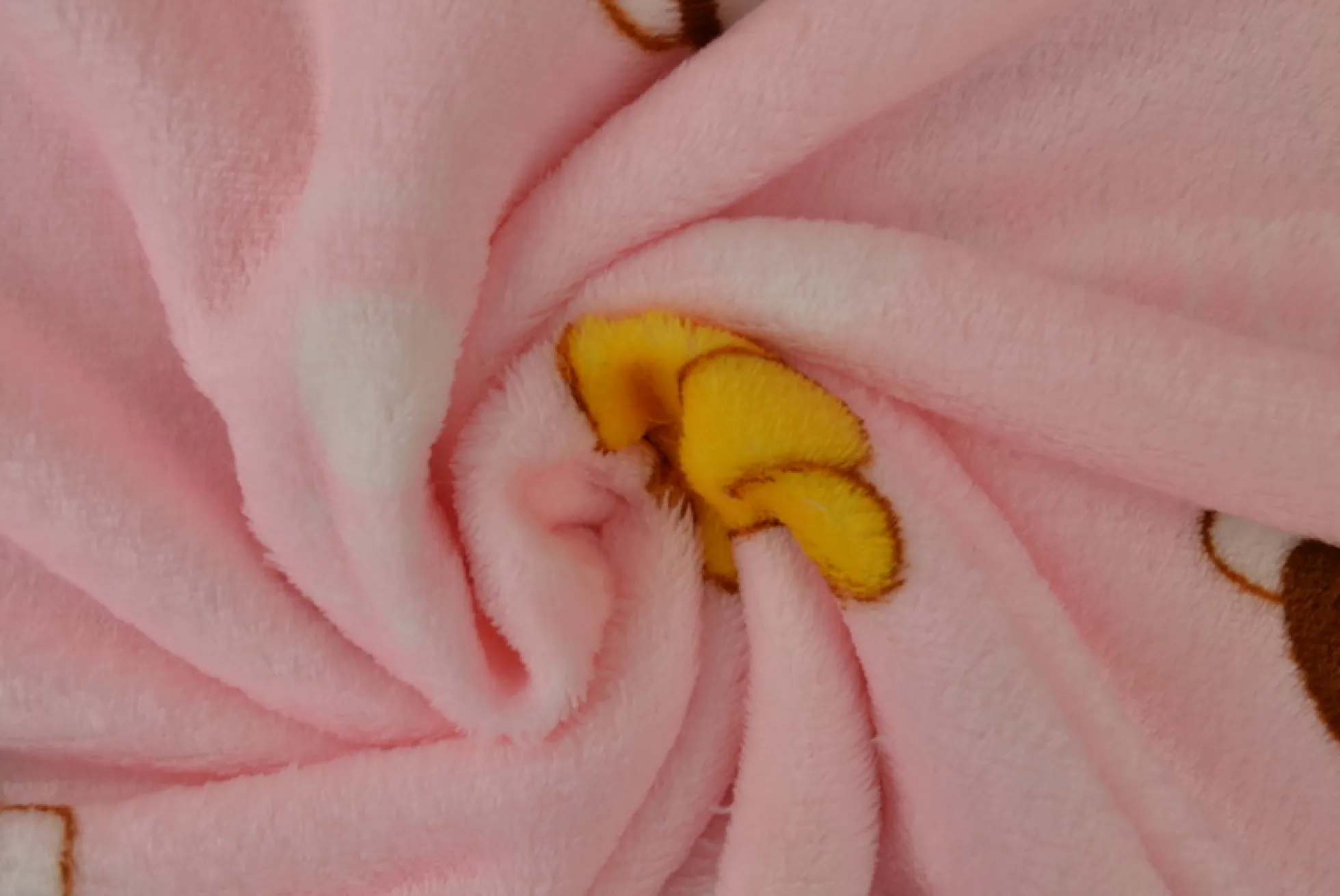 Coral Fleece – Monkeys on pink