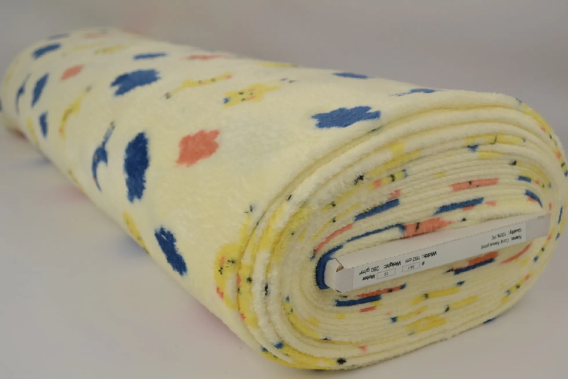 Coral Fleece – Moon & stars yellow