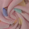 Coral Fleece – Mushrooms on pink