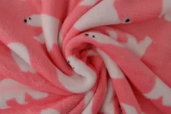Coral Fleece – Polar bears on coral