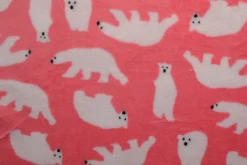 Coral Fleece – Polar bears on coral