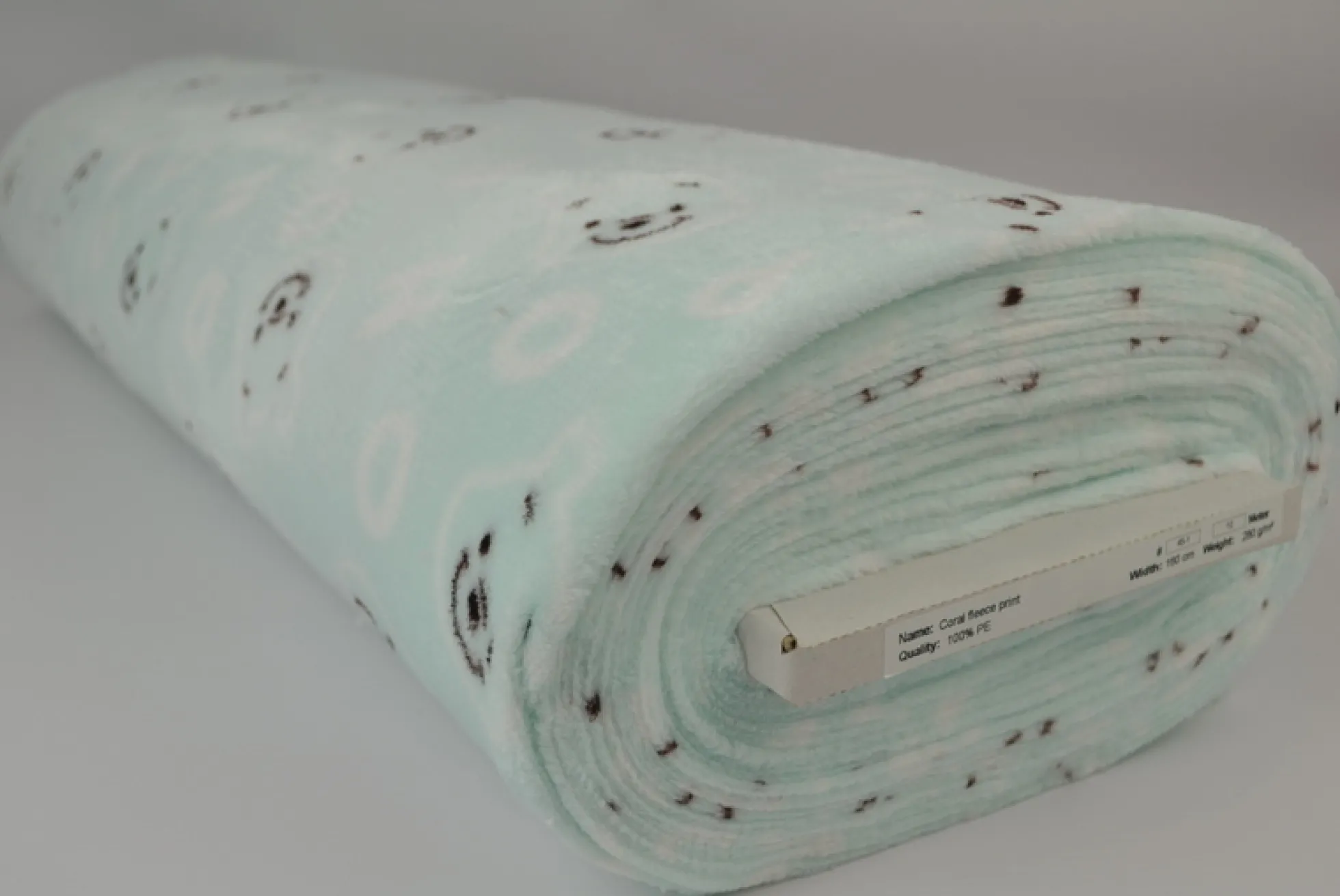 Coral Fleece – Smiling POOH light mint