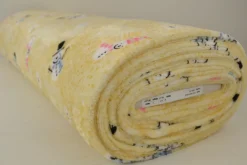 Coral Fleece – Snowman on yellow