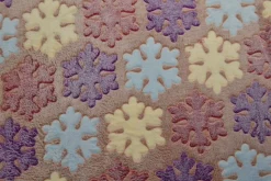 Coral fleece – Winter brown / blue / purple & bordeaux