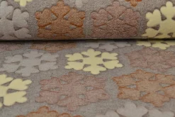 Coral fleece – Winter brown & taupe