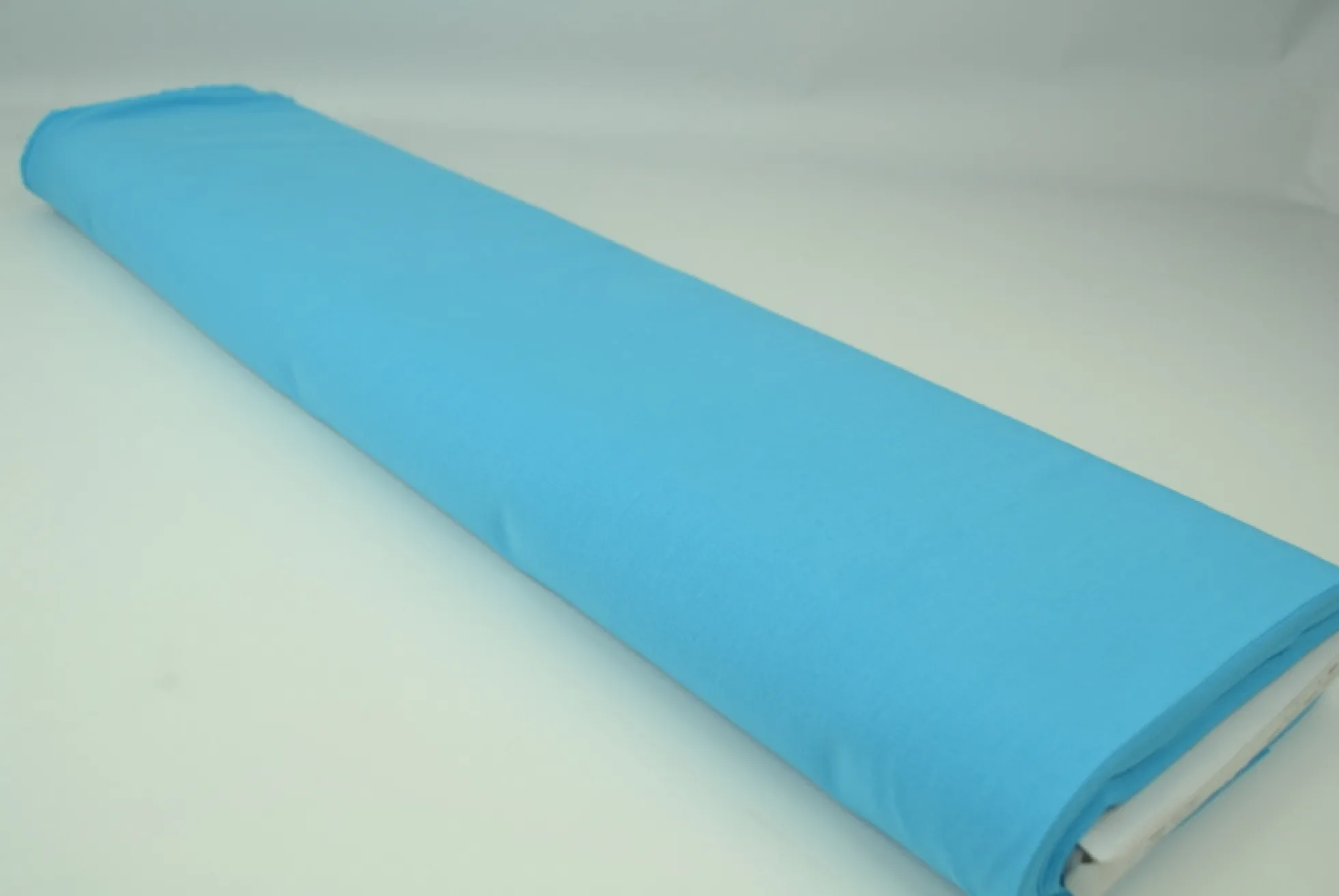 Coupon 50cm x 150cm | Biologische katoen – Aqua blauw