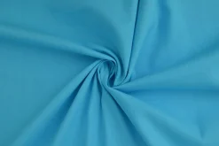 Coupon 50cm x 150cm | Biologische katoen – Aqua blauw