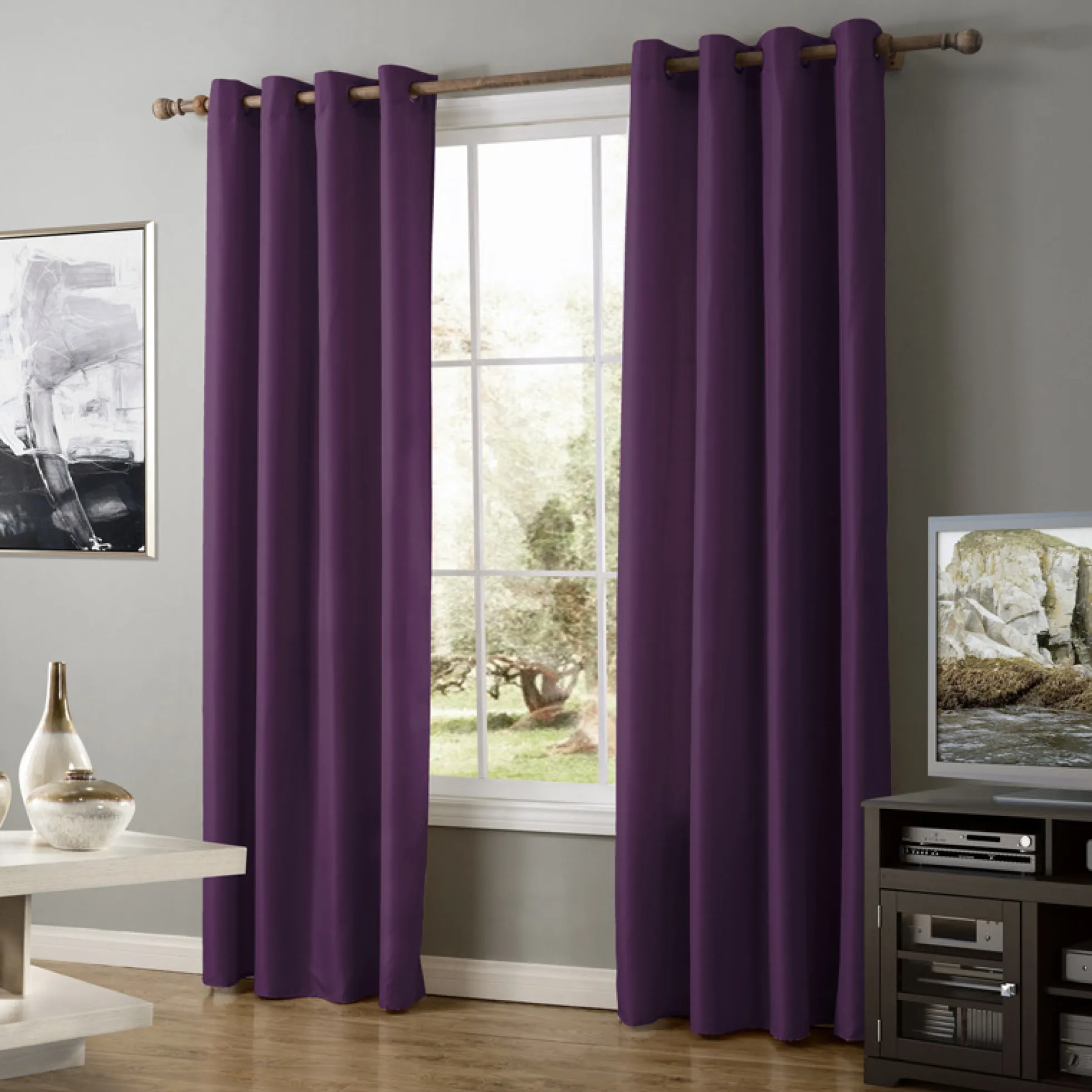 Coupon 100cm x 300cm | Brandvertragende stof: Lavendel