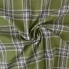 Coupon 55cm x 150cm | Flanel ruit – Mosgroen, lichtgrijs, gebroken wit & zwart