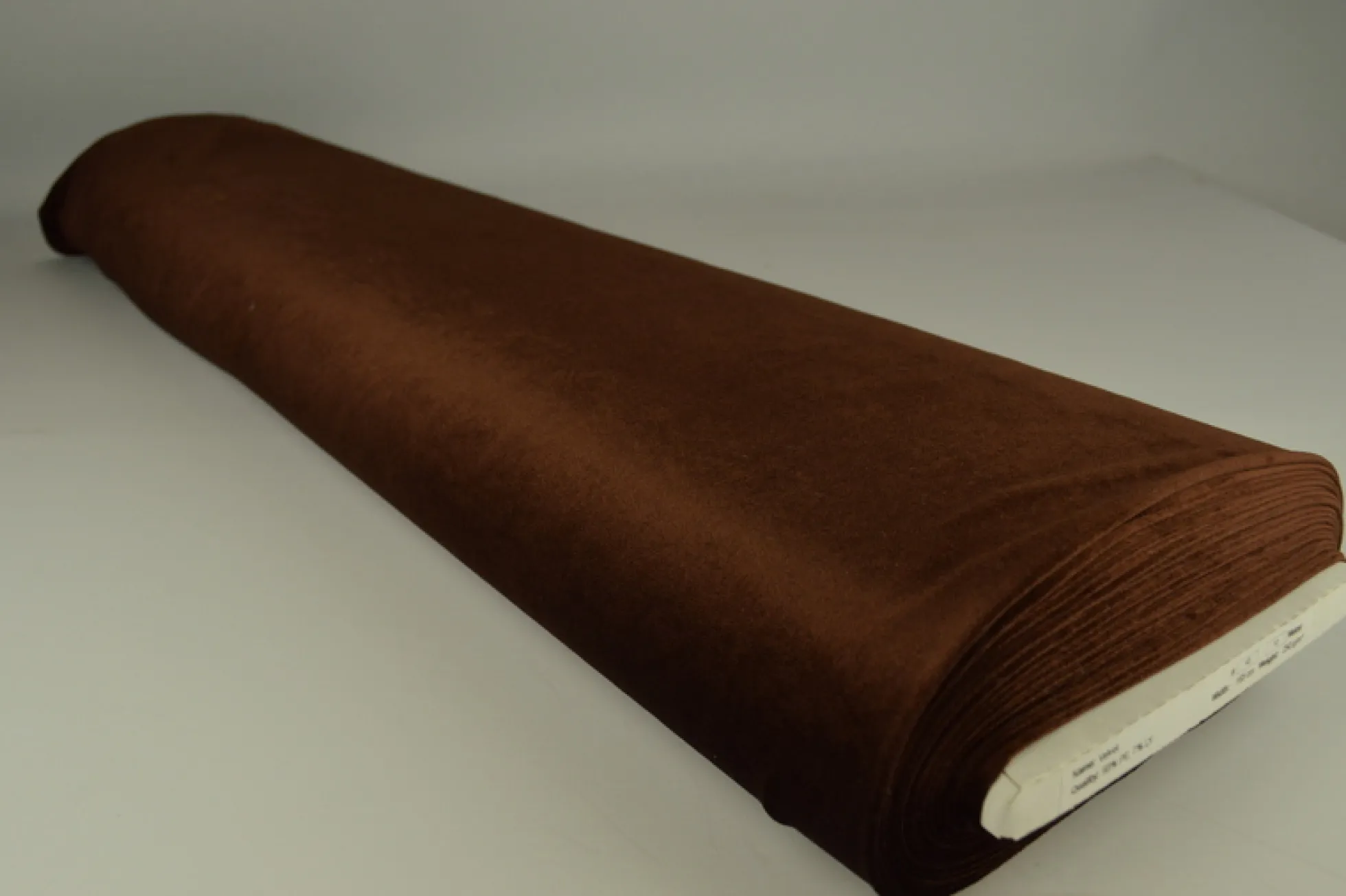 Coupon 125cm x 165cm | Fluweel stretch: Bruin