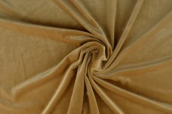 Coupon 75cm x 165cm | Fluweel stretch: Beige