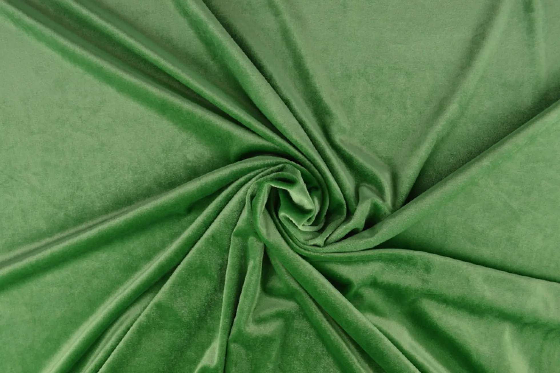 Coupon 80cm x 165cm | Fluweel stretch: Licht groen