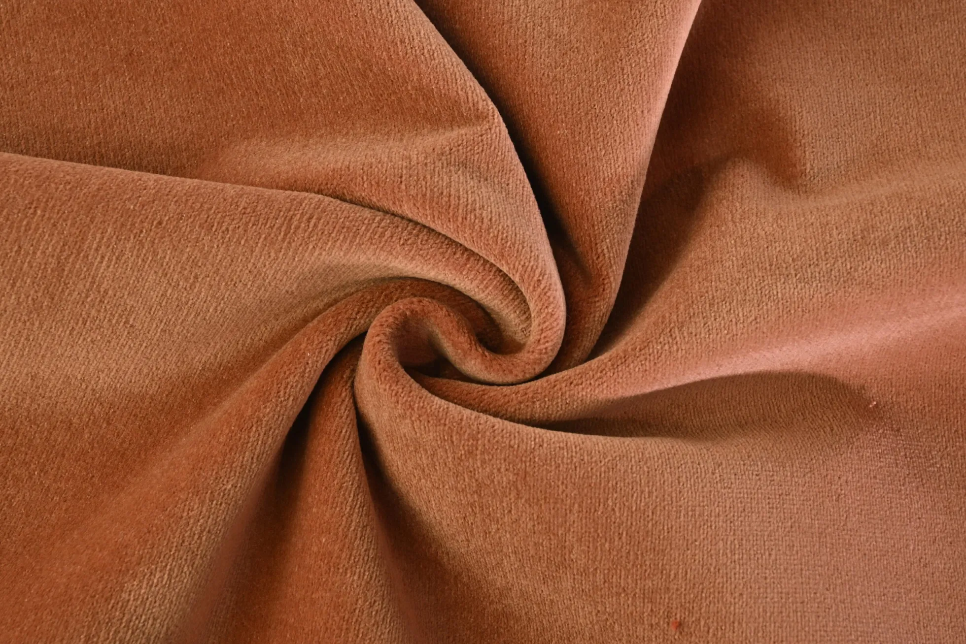Coupon 100cm x 140cm | Fluweel / Velours brandvertragend – Cognac