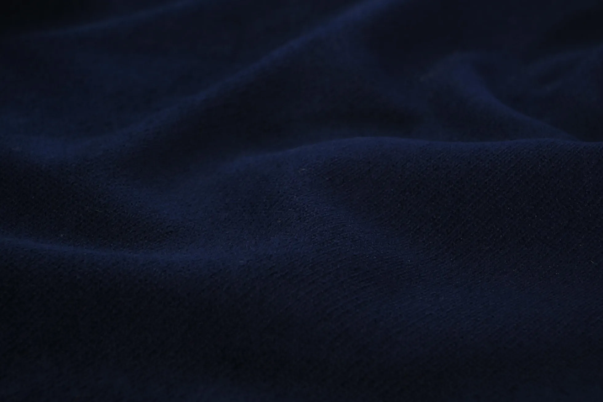 Coupon 150cm x 140cm | Fluweel / Velours – Navy brandvertragend