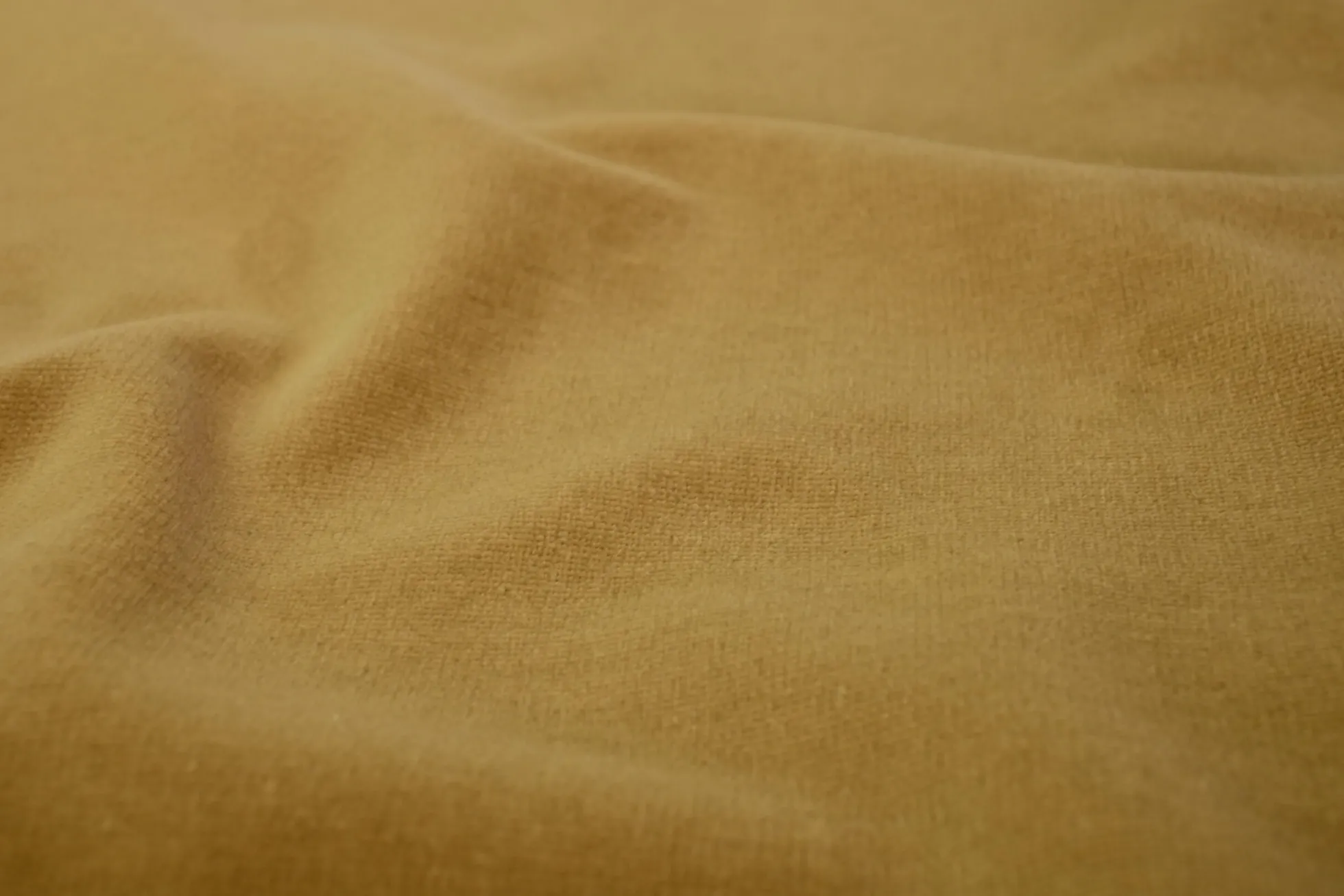 Coupon 100cm x 140cm | Fluweel / Velours – Okerbruin katoen